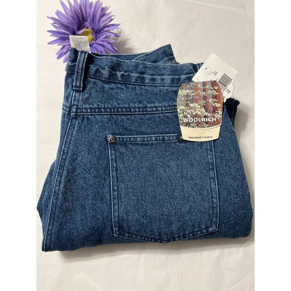 Woolrich Vintage Fleece Lined Jeans Size 12